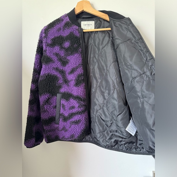 Carhartt WIP Janet Liner Purple Blur Camo M - Picture 7 of 8